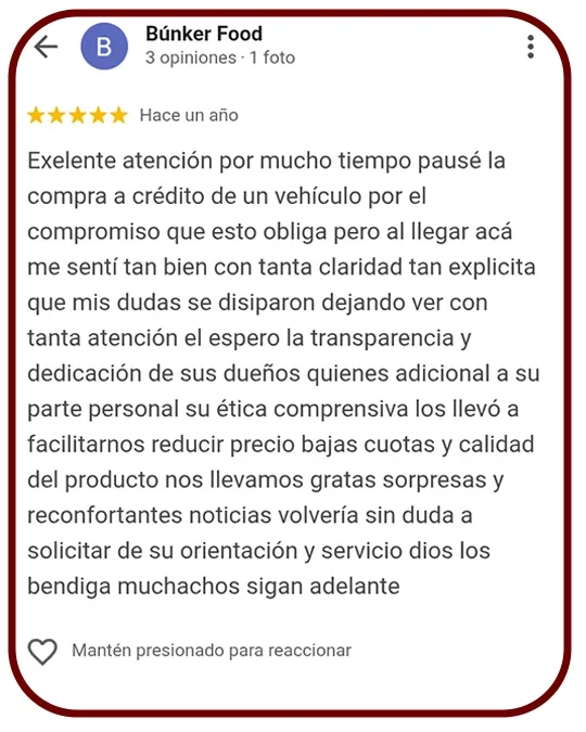 calificacion clientes kk magic cars shop 3